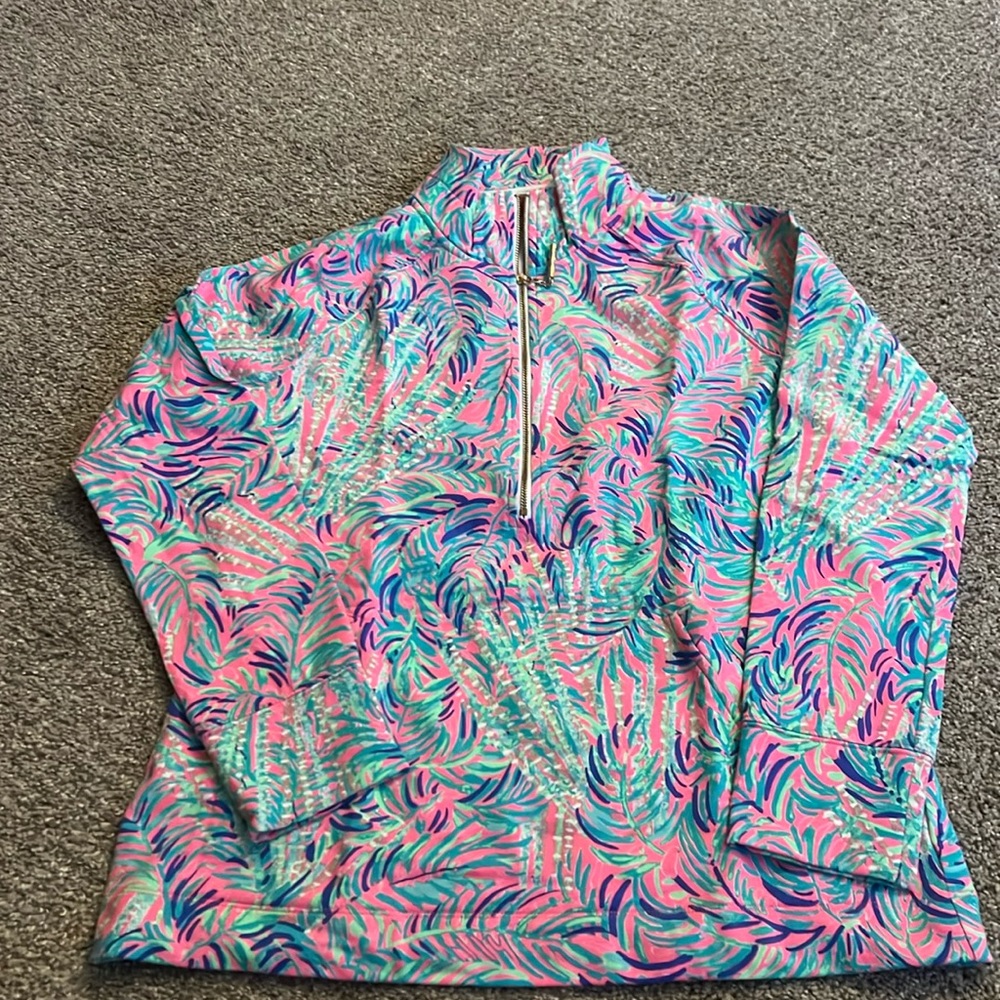 Lilly Pulitzer Skipper Popover Sunset cocoa Breeze